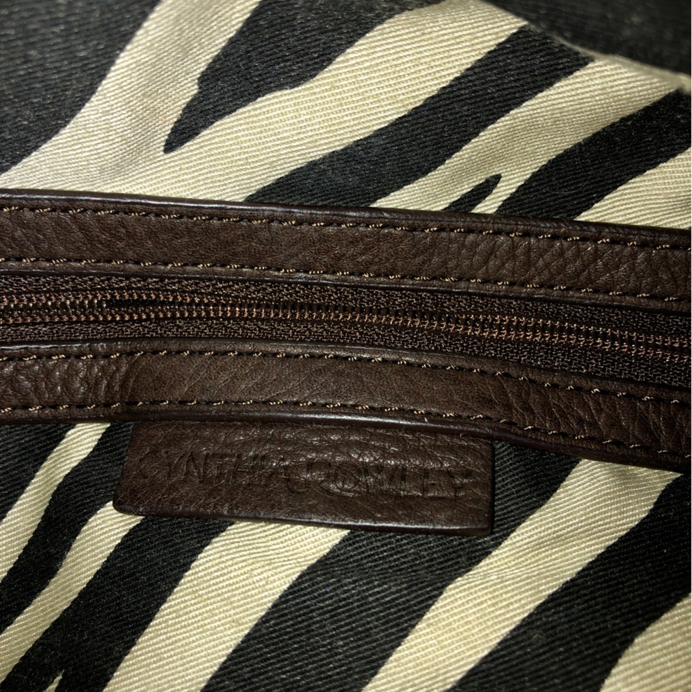 NWOT Cynthia Rowley Python Snakeskin Leather Large Shoulder Bag Purse - Picture 15 of 16